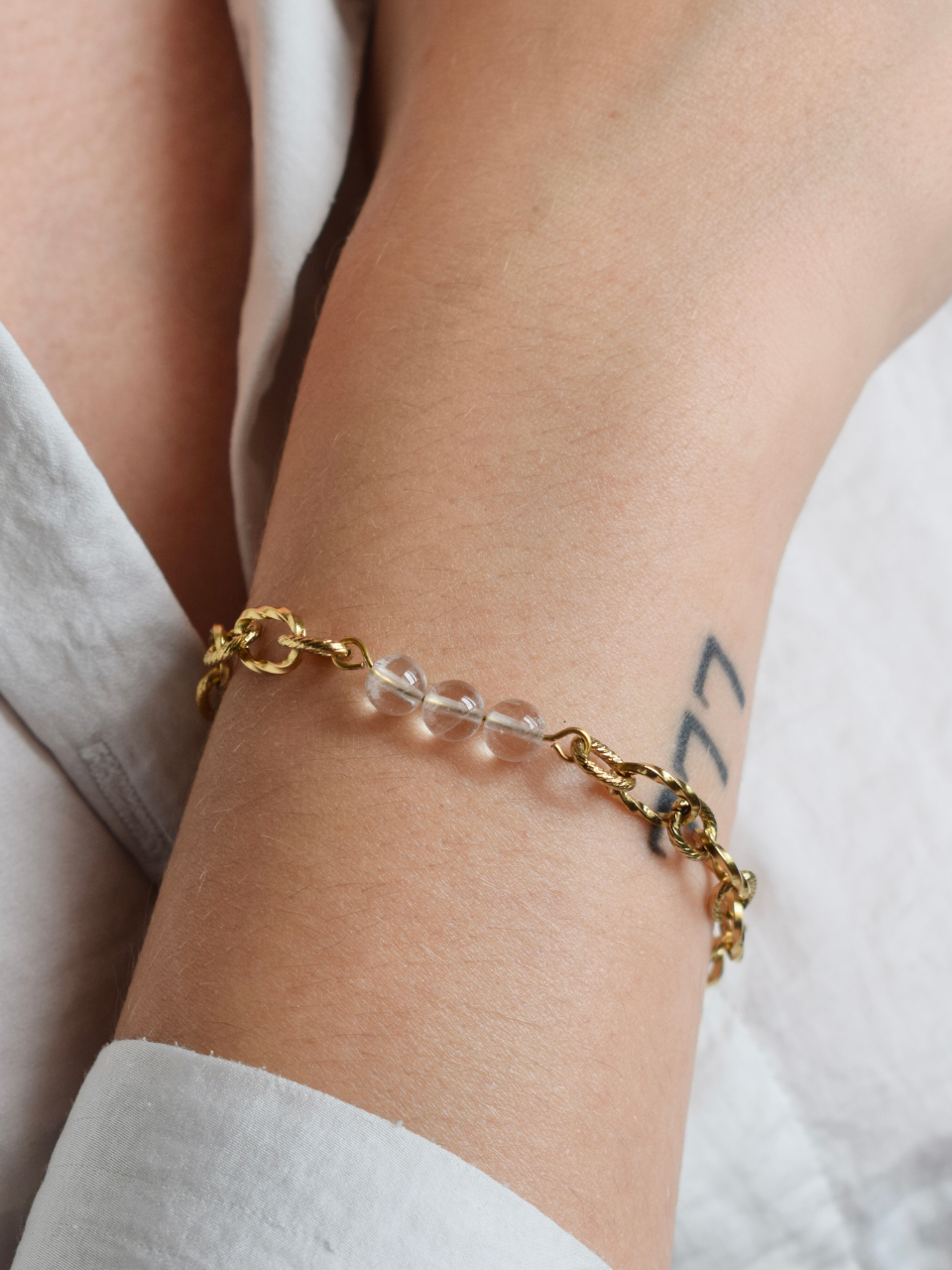 Laure Bracelet – Rock Crystal
